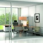 Trendway Clear glass Wall system