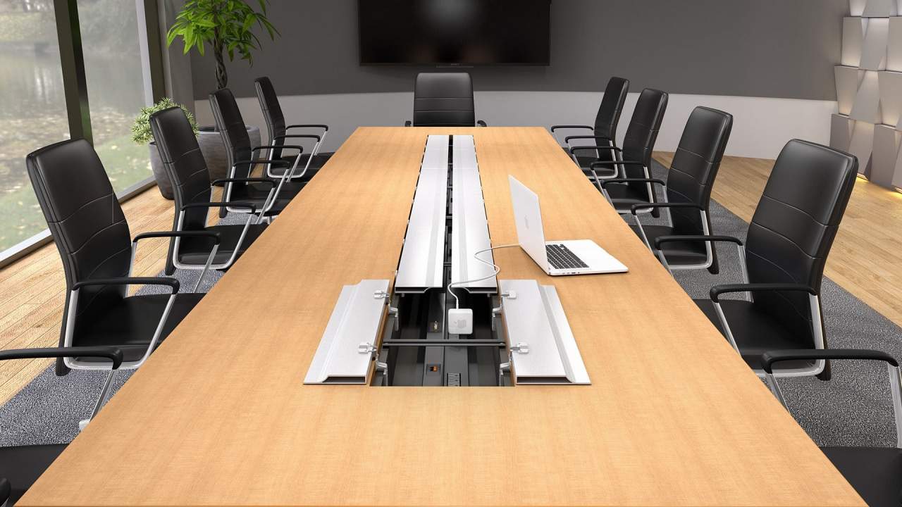 A modern conference table can make you fall in love with meetings again